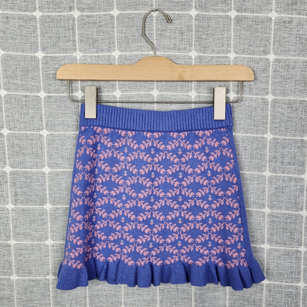Janie and Jack Ruffle Hem Sweater Skirt